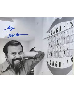 GEORGE SCHLATTER Rowan & Martin's Laugh-In Original 8X10 Autographed Photo