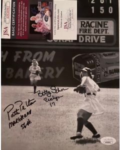 Bitty Schram & Patty Pelton A League of Their Own Original Signed 8x10 w/JSA COA