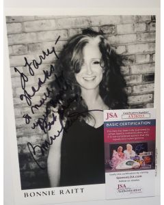 Bonnie Raitt AMERICAN SINGER AND GUITARIST "to Larry" W/JSA # G01
