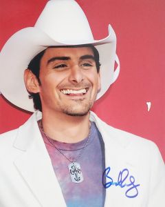 Brad Paisley THIS IS COUNTRY MUSIC, LOVE AND WAR signed 8x10 # G01