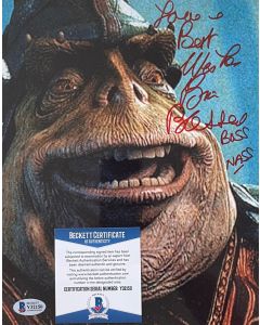 Brian Blessed Star Wars Signed 8X10 w/Beckett COA