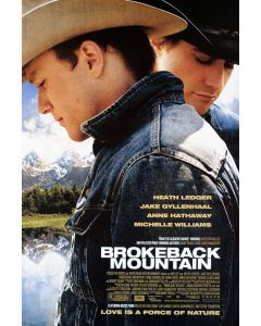 Brokeback Mountain Heath Ledger 27x40 Reprint Movie Poster