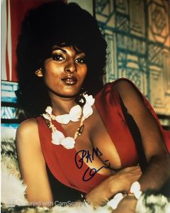 Pam Grier JACKIE BROWN 1997 signed 8x10 @ The Hollywood Show 2025 #45