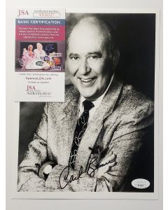 Carl Reiner RIP, THE DICK VAN DYKE SHOW, OCEANS 11 signed 8x10 W/JSA # G01
