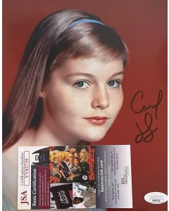 Carol Lynley RIP The Poseidon Adventure, Blue Denim signed 8x10 w/JSA COA