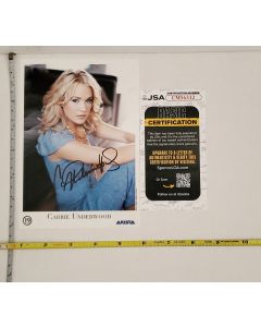 Carrie Underwood SINGER/SONGWRITER signed 5x7 photo with JSA COA # G01
