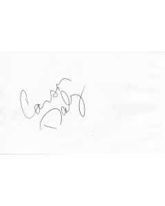 Carson Daly signed album page/card