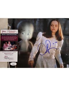 Christina Ricci CASPER W/ JSA 8X10 #316