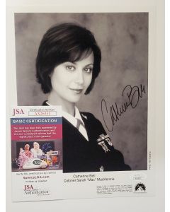 Catherine Bell JAG signed 8x10 with JSA # G01