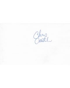 Chris Castile Step By Step signed album page/card