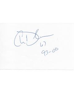 Chris Dalman 49ers signed album page/card 