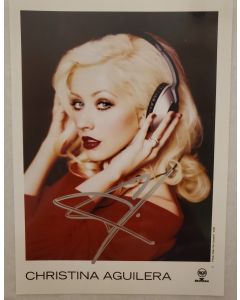 Christina Aguilera Moulin Rouge!, Burlesque Signed 8x10 Photo