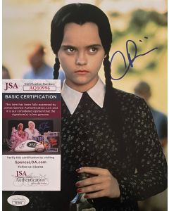 Christina Ricci ADAMS FAMILY W/ JSA 8X10 #323
