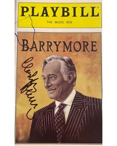 Christopher Plummer BARRYMORE Original Signed Playbill Magazine