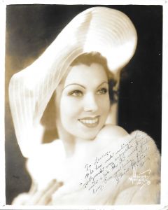 Claire Martin (Signature personalized to Lovee) - Vintage Photo