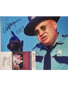 Clifton James BOND 007 signed 8x10 w/JSA # G01