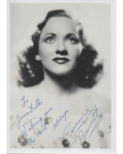 Connie Boswell Vintage photo personalized to Jane Falk (approx. 3X5)