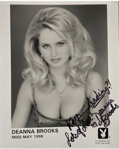 Deanna Brooks PLAYBOY PLAYMATE MISS MAY 1998 Original Signed 8X10 Photo