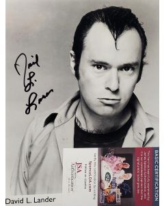 David Lander LAVERNE & SHIRLEY signed 8x10 w/JSA # G01