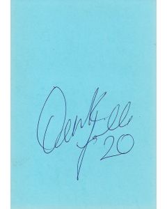 Derek Loville SF 49ers signed album page/card