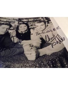 NICKEL CREEK Original Autographed 8X10 photo personalized to: Bill S1