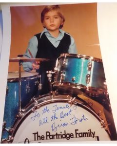 Brian Forster THE PARTRIDGE FAMILY Original Signed 8X10 photo to: THE TENUTO S1