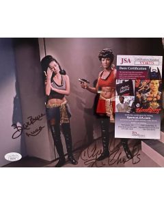 Barbara Luna & Nichelle Nichols Star Trek signed 8X10 Photo w/JSA COA