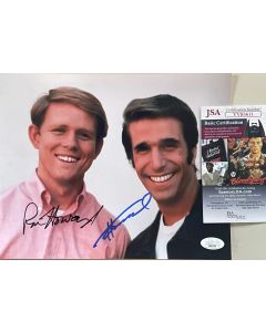 Happy Days Signed by 2 Ron Howard, Henry Winkler w/JSA COA 2