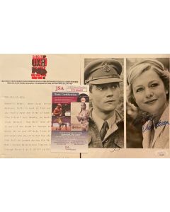 Anthony Andrews & Judy Geeson 7x8.5 Danger UXB w/JSA COA