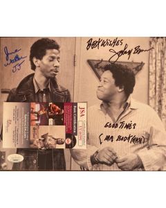 Jimmy Walker & Johnny Brown Good Times w/JSA COA