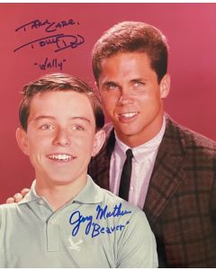 Leave It to Beaver Jerry Mathers & Tony Dow 8x10 signed photo 16