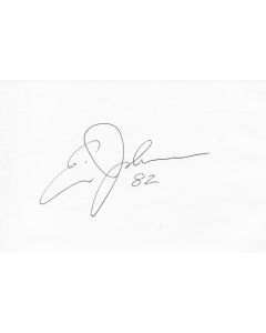 Eric Johnson 49ers signed album page/card #2