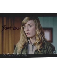 Britt Irvin SUPERNATURAL signed 8x10 # G04