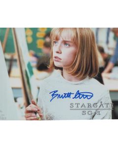 Britt Irvin STARGATE SG1 signed 8x10 # G05