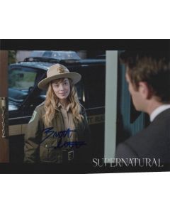 Britt Irvin SUPERNATURAL signed 8x10 # G16