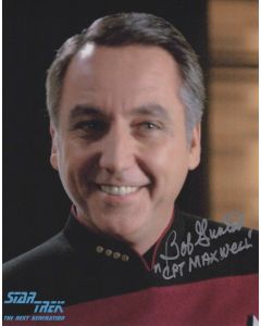 Bob Gunton STAR TREK TNG signed 8x10 # G06
