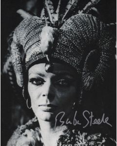 Barbara Steele CURSE OF THE CRIMSON ALTER signed 8x10 # 12