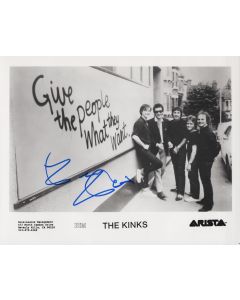 Dave Davies ENGLISH GUITARIST AND SINGER signed 8x10 # G08