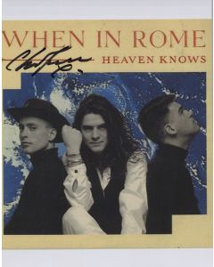 Clive Farrington WHEN IN ROME-Heaven Knows signed 8x10 # G02