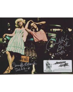 Candy Clark & Charles Martin Smith AMERICAN GRAFFITI signed 8x10 # G02