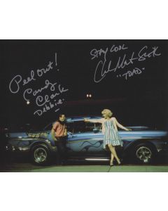 Candy Clark & Charles Martin Smith AMERICAN GRAFFITI signed 8x10 # G03