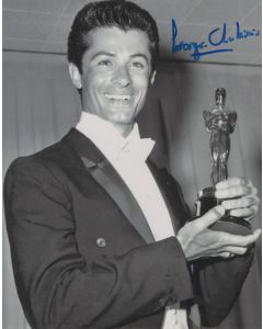 George Chakiris BEST SUPPPORTING ACTOR signed 8x10 # G02