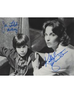 Jeremy Licht & Kathleen Quinlan TWILIGHT ZONE THE MOVIE signed 8x10 # G05