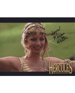 Karen Witter Lorre HERCULES THE LEGENDARY JOURNEYS signed 8x10 # G03