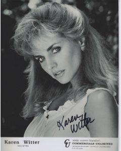Karen Witter Lorre THE DUKES OF HAZZARD/X-FILES signed 8x10 # G16