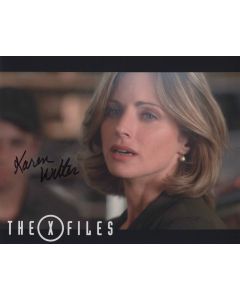 Karen Witter Lorre X-FILES signed 8x10 # G17