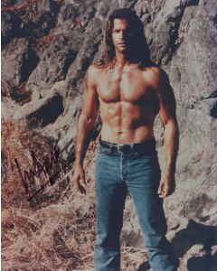 Lorenzo Lamas GREASE/FALCON CREST signed 8x10 # G04