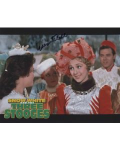 Lisa Mitchell SNOW WHITE AND THE THREE STOOGES signed 8x10 # G12