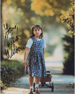 Mara Wilson MRS DOUBTFIRE signed 8x10 # 1