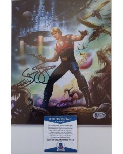 Sam J. Jones w/ BECKETT  COA  8X10 #213